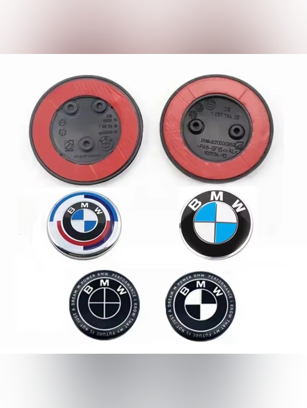 BMW 82MM Hood Badge Roundel Emblem Bonnet 3.22" See All 7 Designs